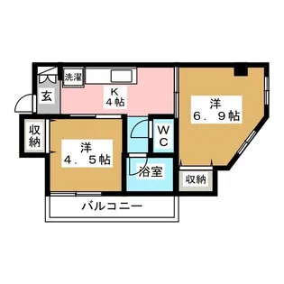 リバティハイツIII【3階】の間取り