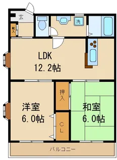 フローレンスビレッジI【3階】の間取り