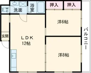 ブリーズヒル壱番館【2階】の間取り