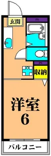 ソレイユ大井【2階】の間取り