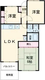 パークポイント浦和【1階】の間取り