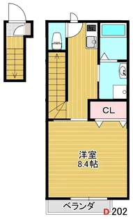 オリオン【2階】の間取り