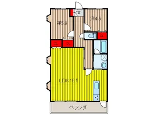プラセール上青木【3階】の間取り
