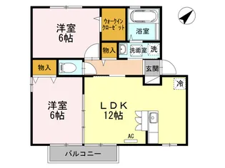 セジュールアルファC棟の間取り