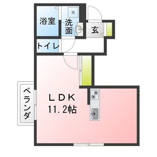 Bell Lead M【1階】の間取り