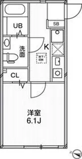 ルクール平和台【1階】の間取り