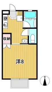 ムートン【1階】の間取り