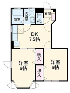 Arkadia舞阪A【1階】の間取り