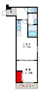 フジパレス喜連瓜破V番館【1階】の間取り