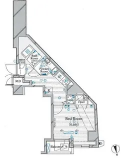 ル・リオン牛込柳町【7階】の間取り