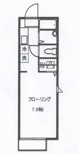 ローズコート【1階】の間取り