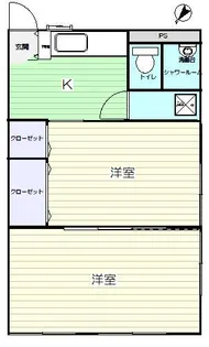 太田荘【2階】の間取り