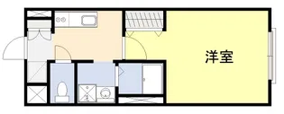 エーケーハイツC【2階】の間取り