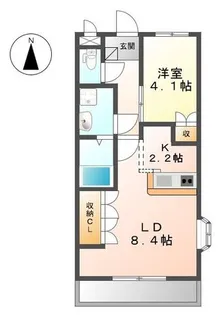 ミストラル【2階】の間取り