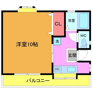 メゾンシラカワ【1階】の間取り
