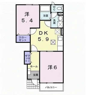 ベラビスタ C【1階】の間取り