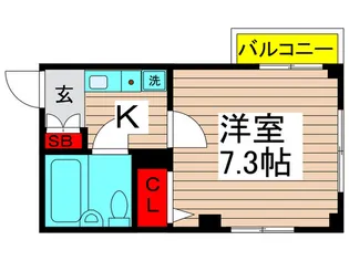 リエス梅島【4階】の間取り