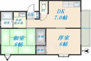 サンビレッジ森彦 D棟【2階】の間取り