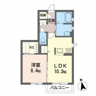 パーメソッド【1階】の間取り