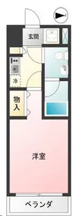 アポー堀之内【1階】の間取り