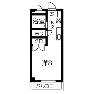 クリーン高蔵寺【2階】の間取り