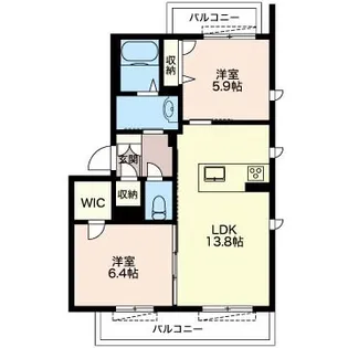 ラフィーノ【3階】の間取り