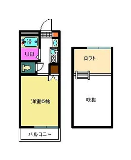 プルニエJ【2階】の間取り