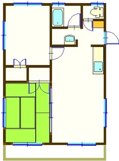 永留マンション【1階】の間取り
