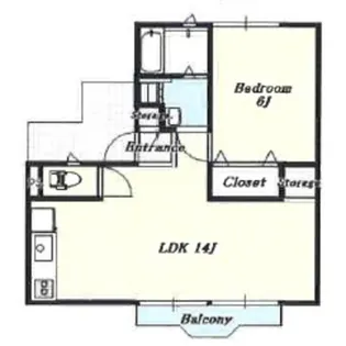 RE APARTMENT【2階】の間取り