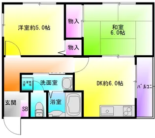 大阪府八尾市本町5【マンション】の間取り