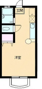 ベルエール滝町【2階】の間取り