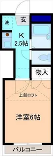 ポワール泉野【2階】の間取り