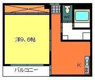 新宿マンション【3階】の間取り