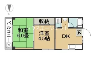 佐治ビル【4階】の間取り