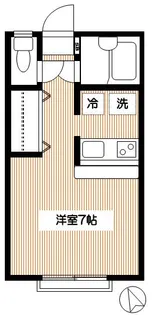 ノース・ピア【1階】の間取り