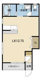 サンハイム河渡本町A【1階】の間取り