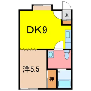 フローレンス【2階】の間取り