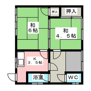 岐阜県各務原市前渡東町8【一戸建】の間取り
