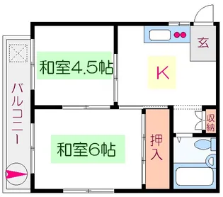 みまさかビル【3階】の間取り