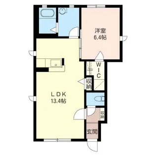 シャーメゾン槙B 101【1階】の間取り