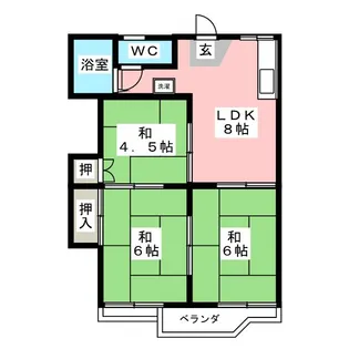 ハイム順【2階】の間取り