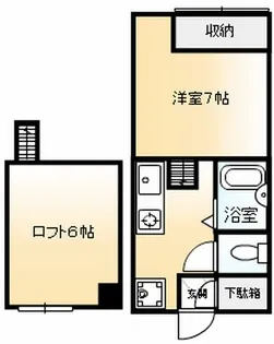 メゾン一の沢【2階】の間取り