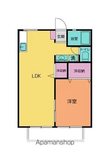 Dream Forest 薮田 B棟【1階】の間取り