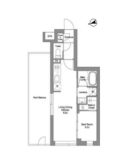 ORME COURT YOTSUYA【4階】の間取り