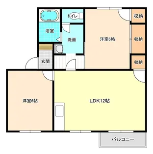 タウニィTI【2階】の間取り