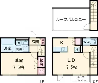 グローヴ用賀の間取り