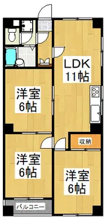 埼玉県戸田市喜沢1【マンション】の間取り