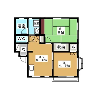 メゾンソレイユ【1階】の間取り