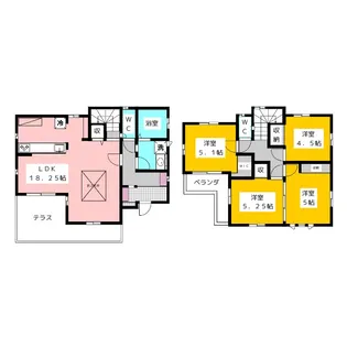 BLOOMING MAISON練馬区南大泉【1階】の間取り