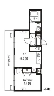 GRANPASEO文京小日向【グランパセオ文京小日向】【4階】の間取り
